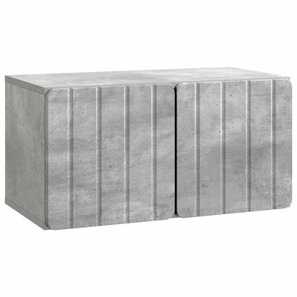 vidaXL Wall-Mounted TV Cabinet 59.5 x 31 x 30 cm Concrete Grey