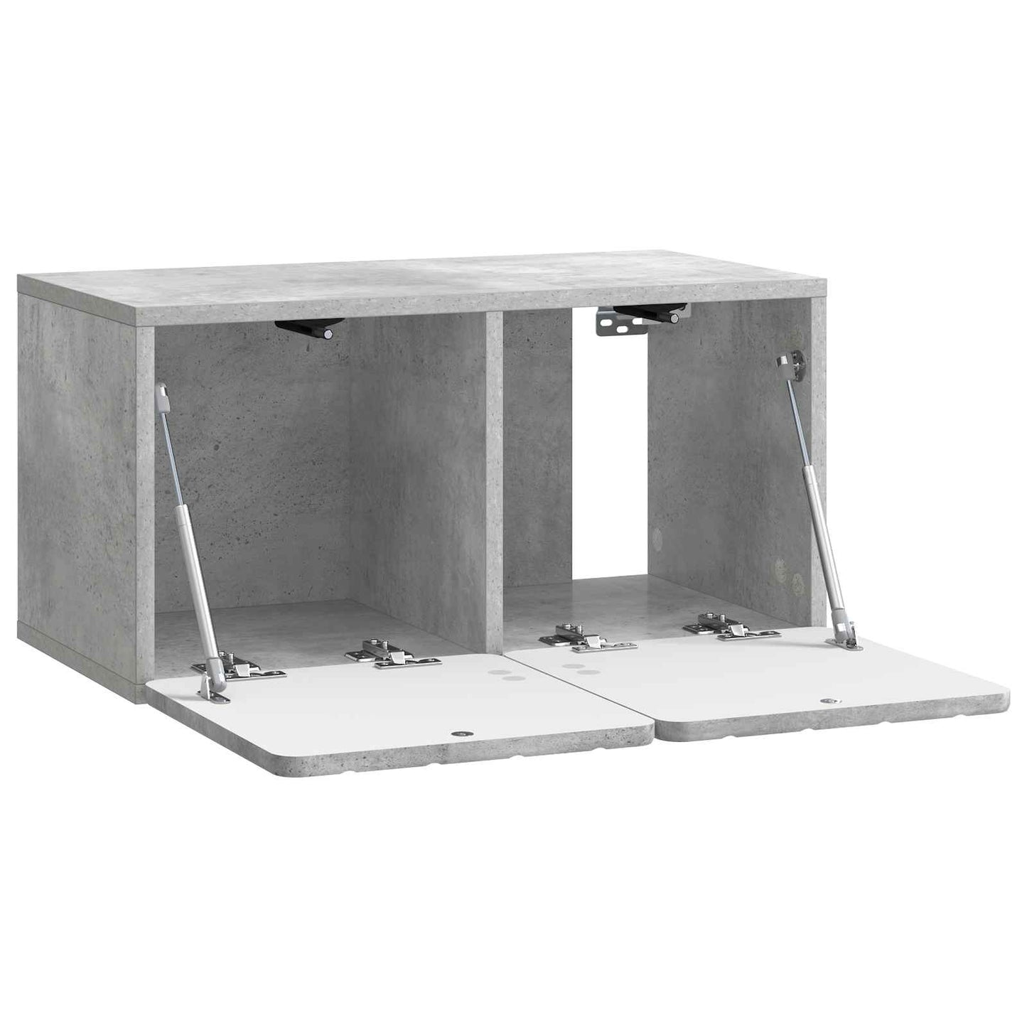 vidaXL Wall-Mounted TV Cabinet 59.5 x 31 x 30 cm Concrete Grey