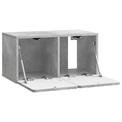 vidaXL Wall-Mounted TV Cabinet 59.5 x 31 x 30 cm Concrete Grey