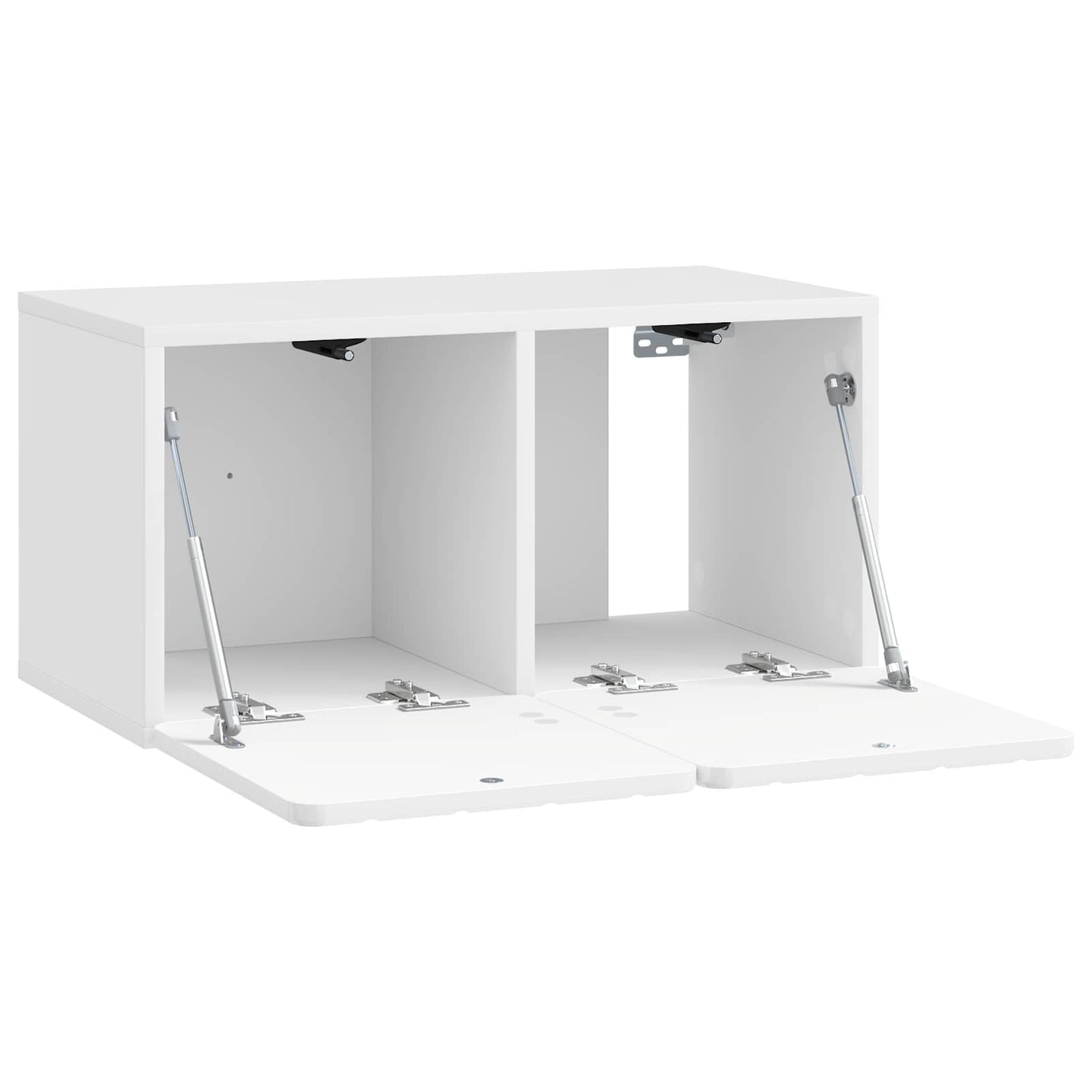 vidaXL Wall-Mounted TV Cabinet 59.5 x 31 x 30 cm High Gloss White