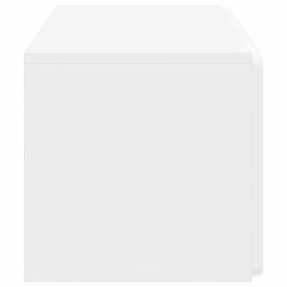 vidaXL Wall-Mounted TV Cabinet 59.5 x 31 x 30 cm High Gloss White