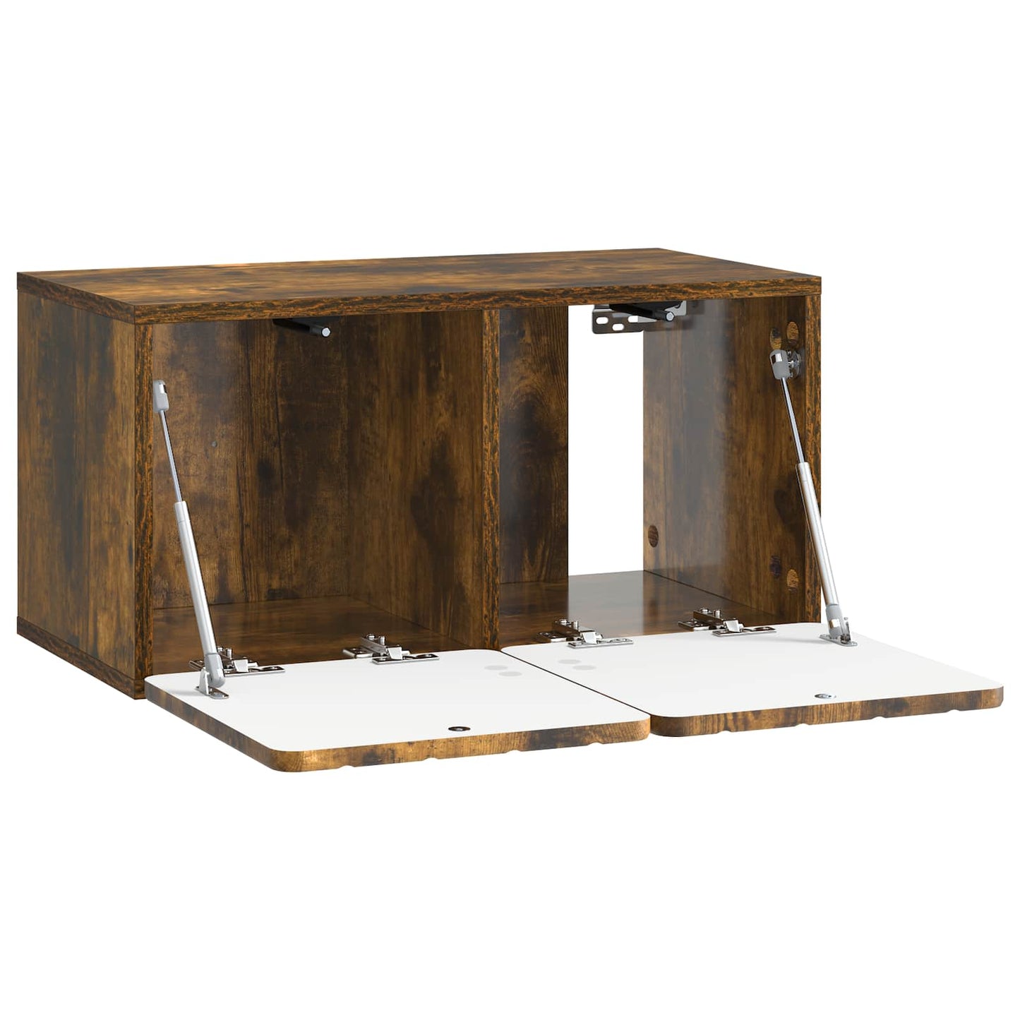 vidaXL Wall-Mounted TV Cabinet 59.5 x 31 x 30 cm Smoked Oak