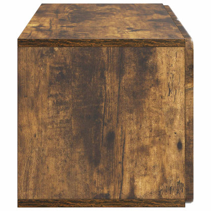 vidaXL Wall-Mounted TV Cabinet 59.5 x 31 x 30 cm Smoked Oak