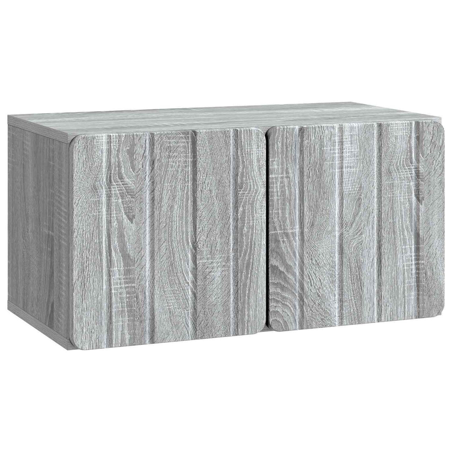 vidaXL Wall-Mounted TV Cabinet 59.5 x 31 x 30 cm Grey Sonoma