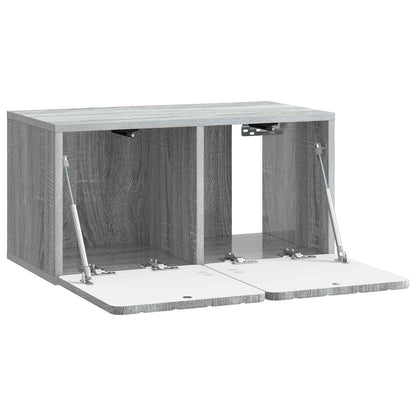 vidaXL Wall-Mounted TV Cabinet 59.5 x 31 x 30 cm Grey Sonoma