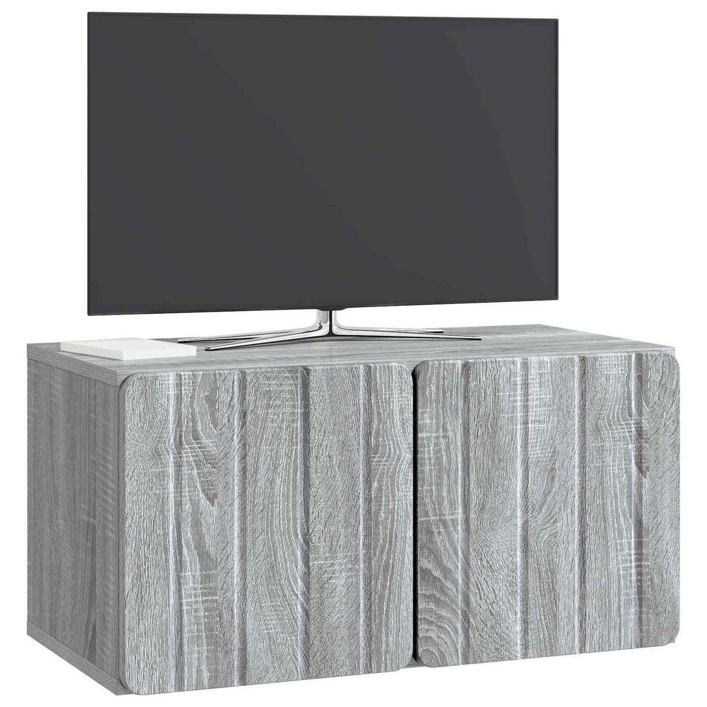 vidaXL Wall-Mounted TV Cabinet 59.5 x 31 x 30 cm Grey Sonoma