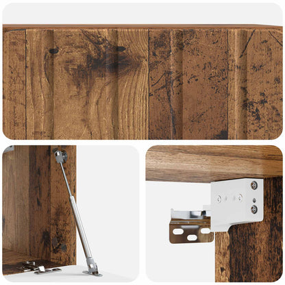 vidaXL Wall-Mounted TV Cabinet 59.5 x 31 x 30 cm Old Wood