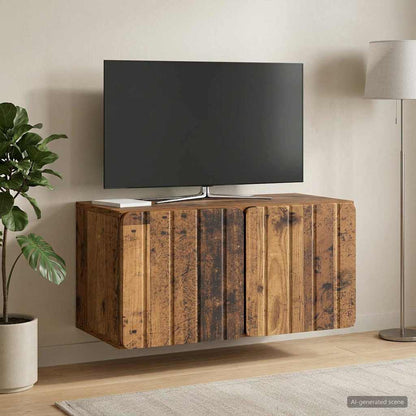 vidaXL Wall-Mounted TV Cabinet 59.5 x 31 x 30 cm Old Wood