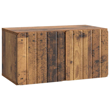 vidaXL Wall-Mounted TV Cabinet 59.5 x 31 x 30 cm Old Wood