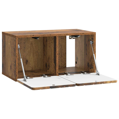 vidaXL Wall-Mounted TV Cabinet 59.5 x 31 x 30 cm Old Wood