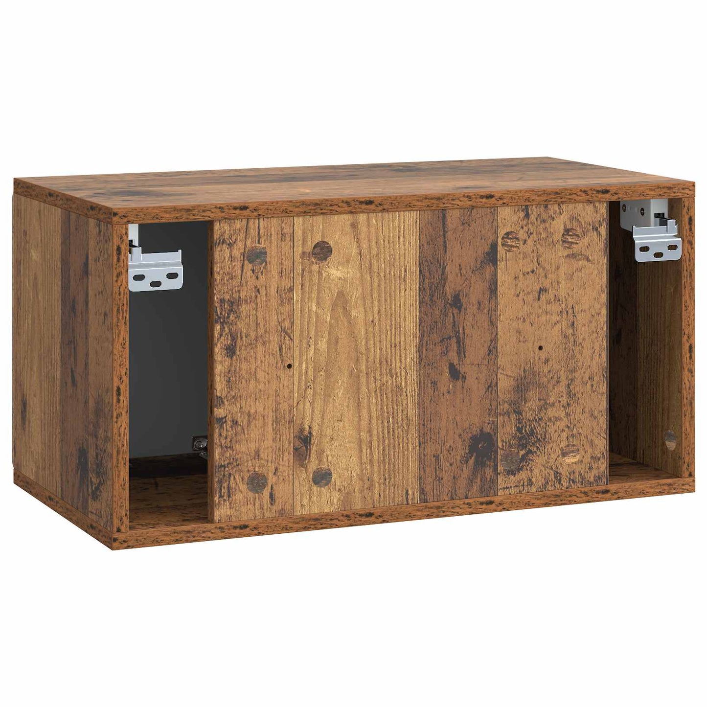 vidaXL Wall-Mounted TV Cabinet 59.5 x 31 x 30 cm Old Wood