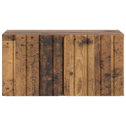 vidaXL Wall-Mounted TV Cabinet 59.5 x 31 x 30 cm Old Wood