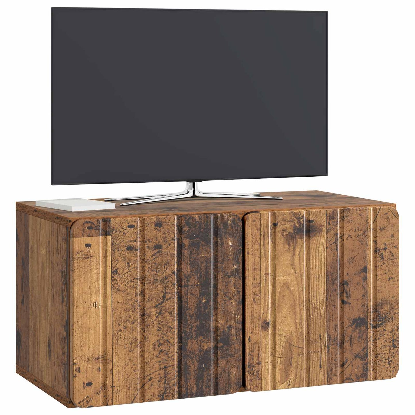vidaXL Wall-Mounted TV Cabinet 59.5 x 31 x 30 cm Old Wood