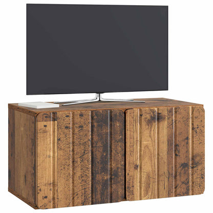 vidaXL Wall-Mounted TV Cabinet 59.5 x 31 x 30 cm Old Wood