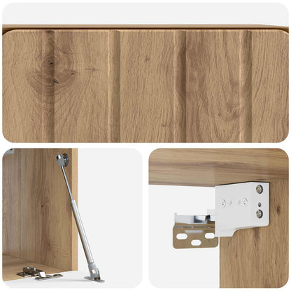 vidaXL Wall-Mounted TV Cabinet 59.5 x 31 x 30 cm Artisan Oak