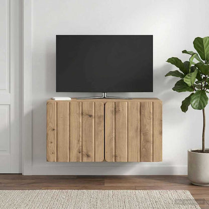 vidaXL Wall-Mounted TV Cabinet 59.5 x 31 x 30 cm Artisan Oak