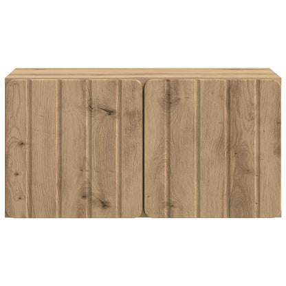 vidaXL Wall-Mounted TV Cabinet 59.5 x 31 x 30 cm Artisan Oak