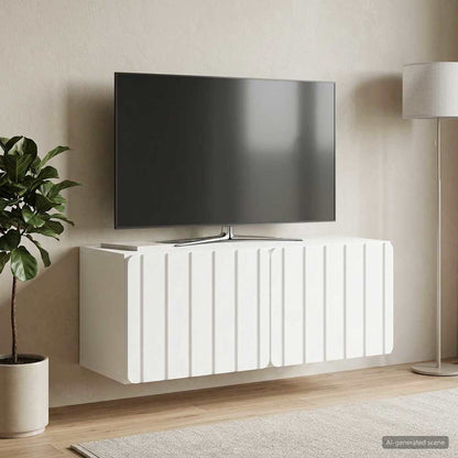 vidaXL Wall-Mounted TV Cabinet 78.5 x 31 x 30 cm White Engineered Wood