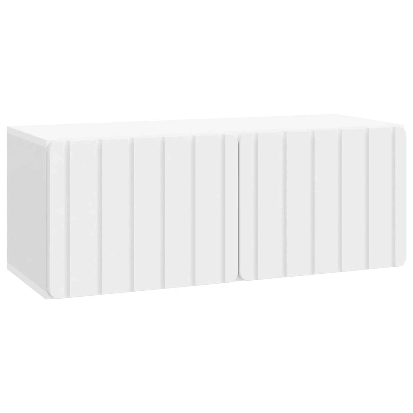 vidaXL Wall-Mounted TV Cabinet 78.5 x 31 x 30 cm White Engineered Wood