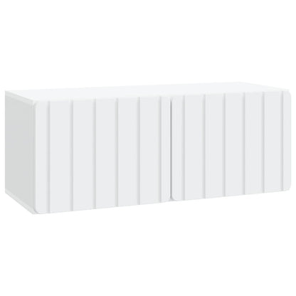 vidaXL Wall-Mounted TV Cabinet 78.5 x 31 x 30 cm White Engineered Wood