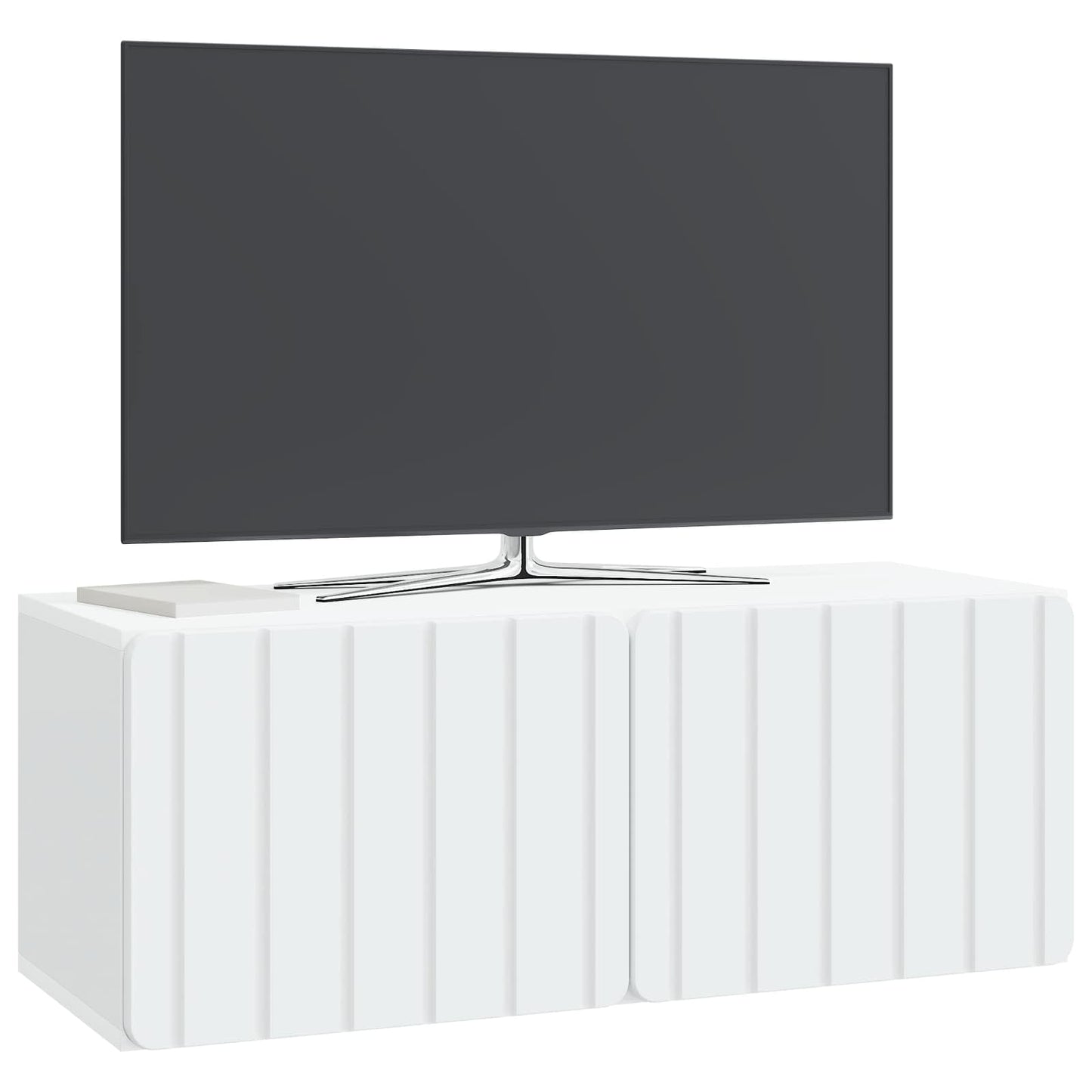vidaXL Wall-Mounted TV Cabinet 78.5 x 31 x 30 cm White Engineered Wood