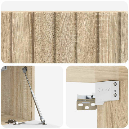 vidaXL Wall-Mounted TV Cabinet 78.5 x 31 x 30 cm Sonoma Oak