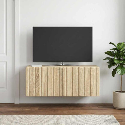 vidaXL Wall-Mounted TV Cabinet 78.5 x 31 x 30 cm Sonoma Oak