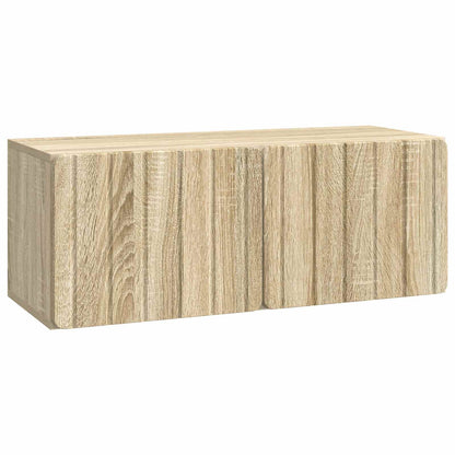 vidaXL Wall-Mounted TV Cabinet 78.5 x 31 x 30 cm Sonoma Oak