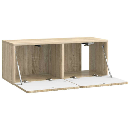 vidaXL Wall-Mounted TV Cabinet 78.5 x 31 x 30 cm Sonoma Oak