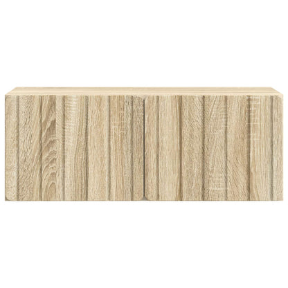 vidaXL Wall-Mounted TV Cabinet 78.5 x 31 x 30 cm Sonoma Oak