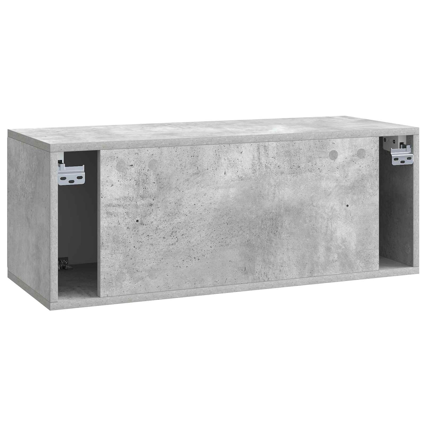 vidaXL Wall-Mounted TV Cabinet 78.5 x 31 x 30 cm Concrete Grey