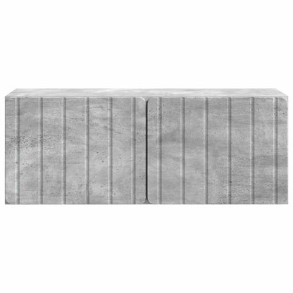 vidaXL Wall-Mounted TV Cabinet 78.5 x 31 x 30 cm Concrete Grey
