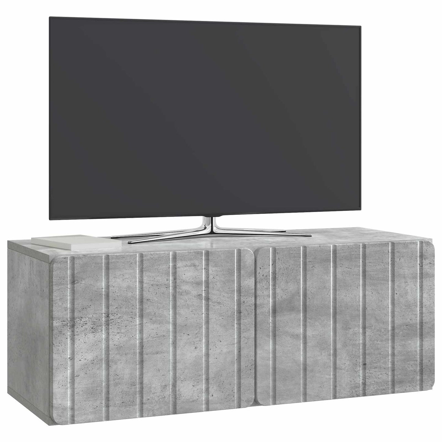 vidaXL Wall-Mounted TV Cabinet 78.5 x 31 x 30 cm Concrete Grey