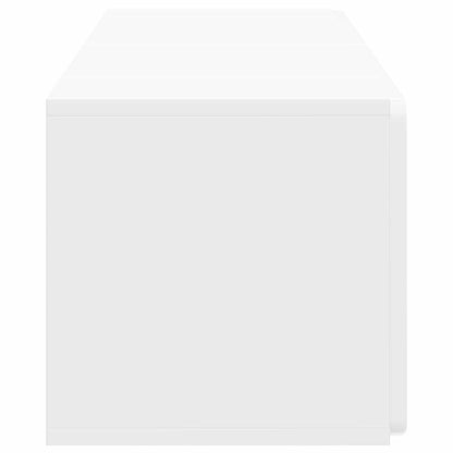 vidaXL Wall-Mounted TV Cabinet 78.5 x 31 x 30 cm High Gloss White