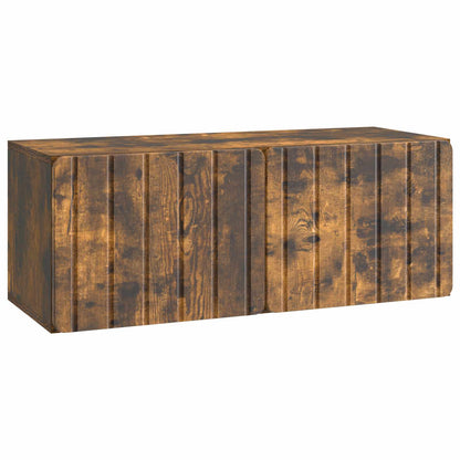vidaXL Wall-Mounted TV Cabinet 78.5 x 31 x 30 cm Smoked Oak