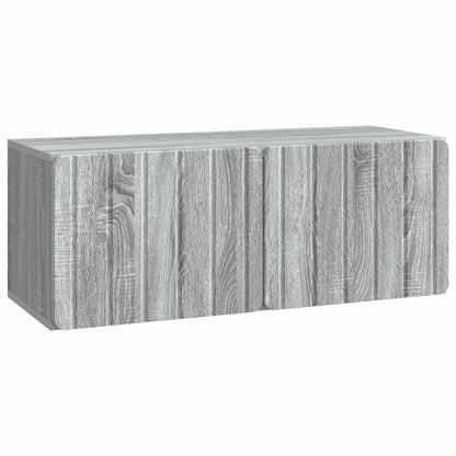 vidaXL Wall-Mounted TV Cabinet 78.5 x 31 x 30 cm Grey Sonoma