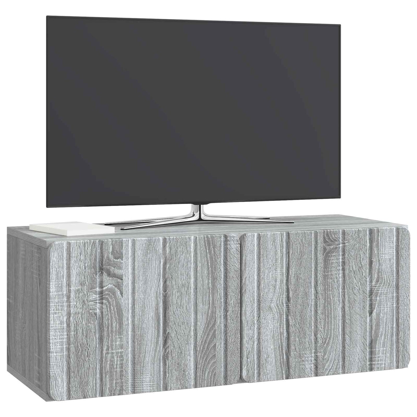 vidaXL Wall-Mounted TV Cabinet 78.5 x 31 x 30 cm Grey Sonoma