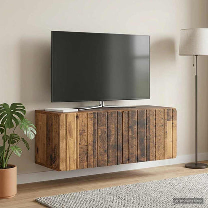 vidaXL Wall-Mounted TV Cabinet 78.5 x 31 x 30 cm Old Wood