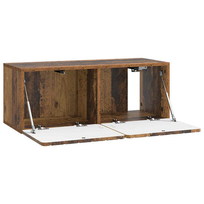 vidaXL Wall-Mounted TV Cabinet Wall-mounted Old Wood 78.5 x 31 x 30 cm