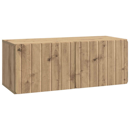 vidaXL Wall-Mounted TV Cabinet 78.5 x 31 x 30 cm Artisan Oak