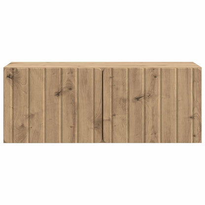 vidaXL Wall-Mounted TV Cabinet 78.5 x 31 x 30 cm Artisan Oak