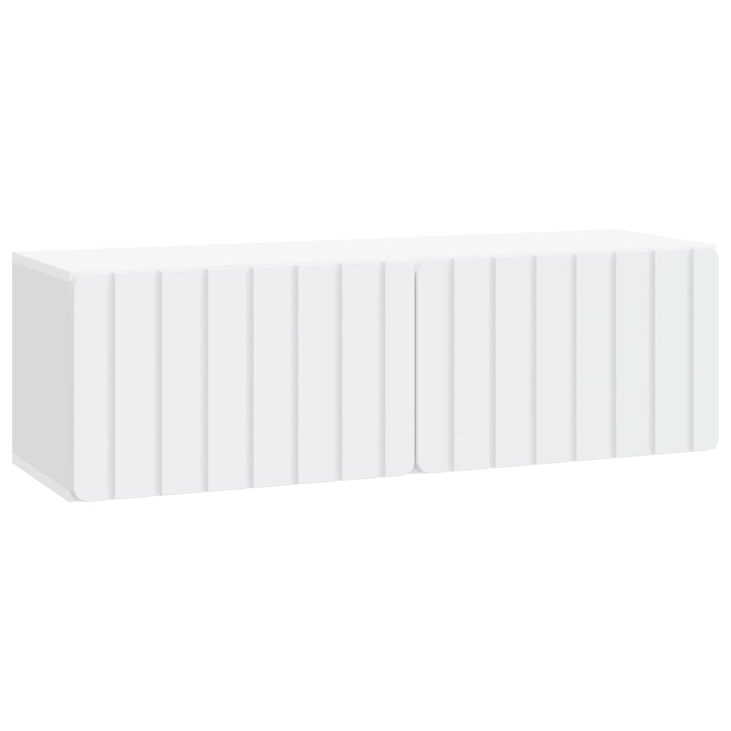 vidaXL Wall-Mounted TV Cabinet White 98 x 31 x 30 cm Engineered Wood