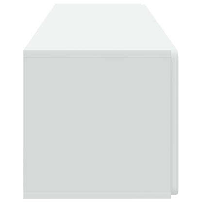 vidaXL Wall-Mounted TV Cabinet White 98 x 31 x 30 cm Engineered Wood