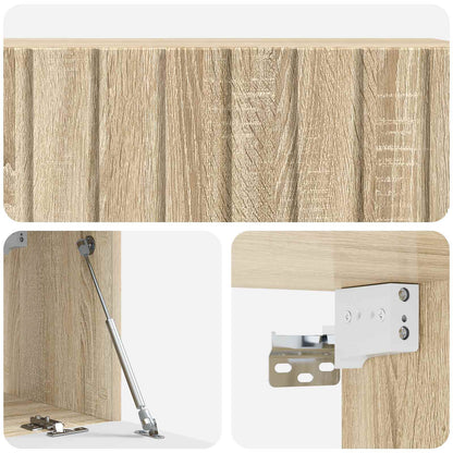 vidaXL Wall-Mounted TV Cabinet 98 x 31 x 30 cm Sonoma Oak