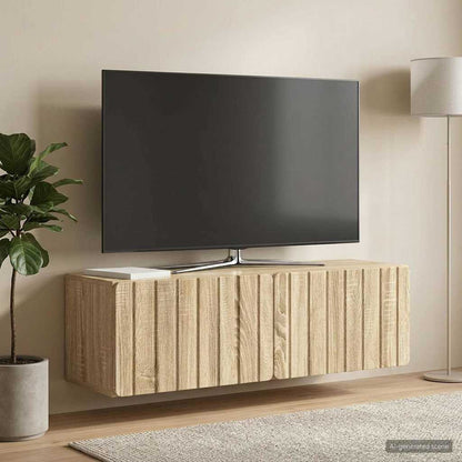 vidaXL Wall-Mounted TV Cabinet 98 x 31 x 30 cm Sonoma Oak