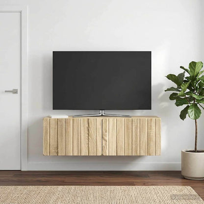 vidaXL Wall-Mounted TV Cabinet 98 x 31 x 30 cm Sonoma Oak