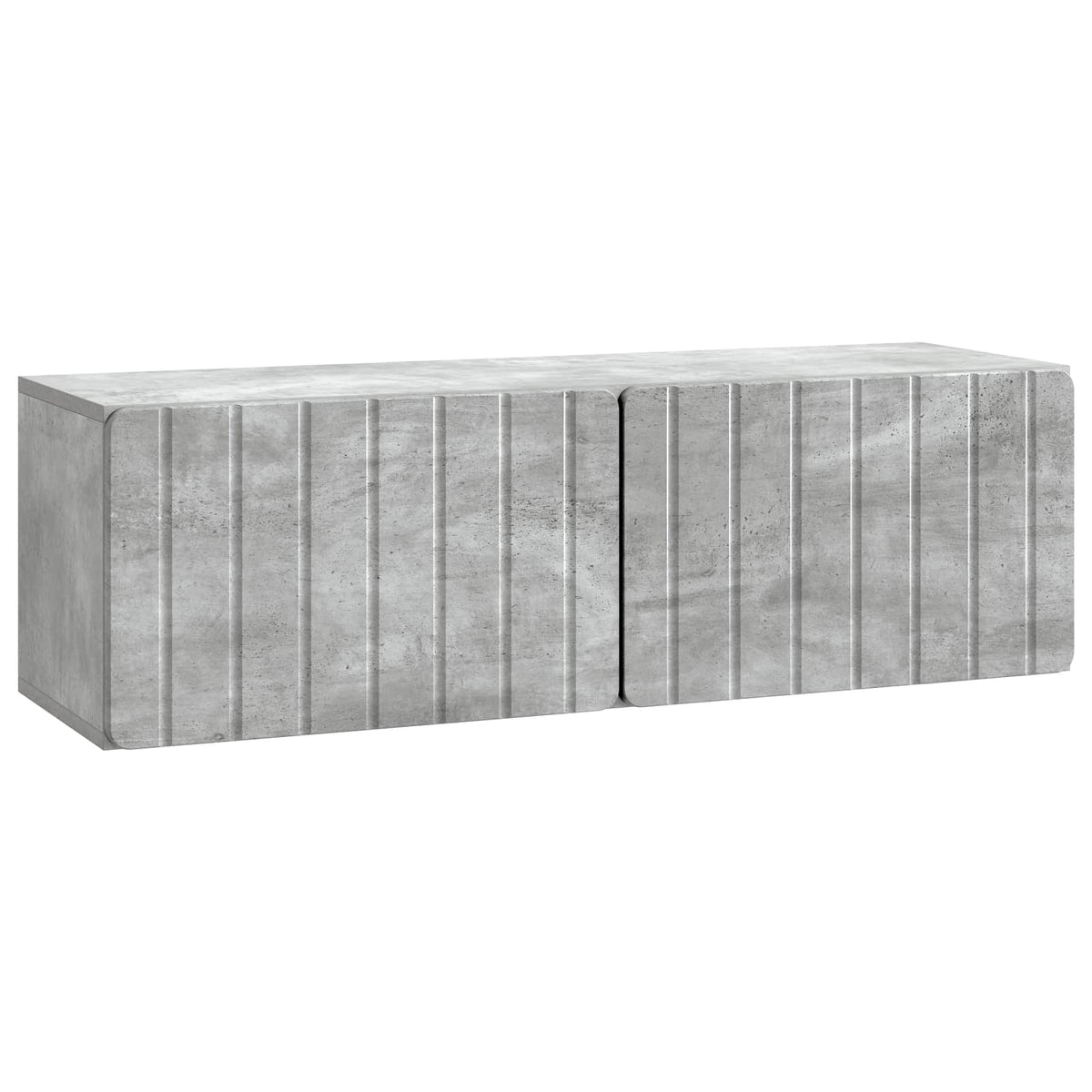 vidaXL Wall-Mounted TV Cabinet 98 x 31 x 30 cm Concrete Grey