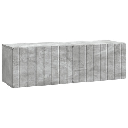 vidaXL Wall-Mounted TV Cabinet 98 x 31 x 30 cm Concrete Grey