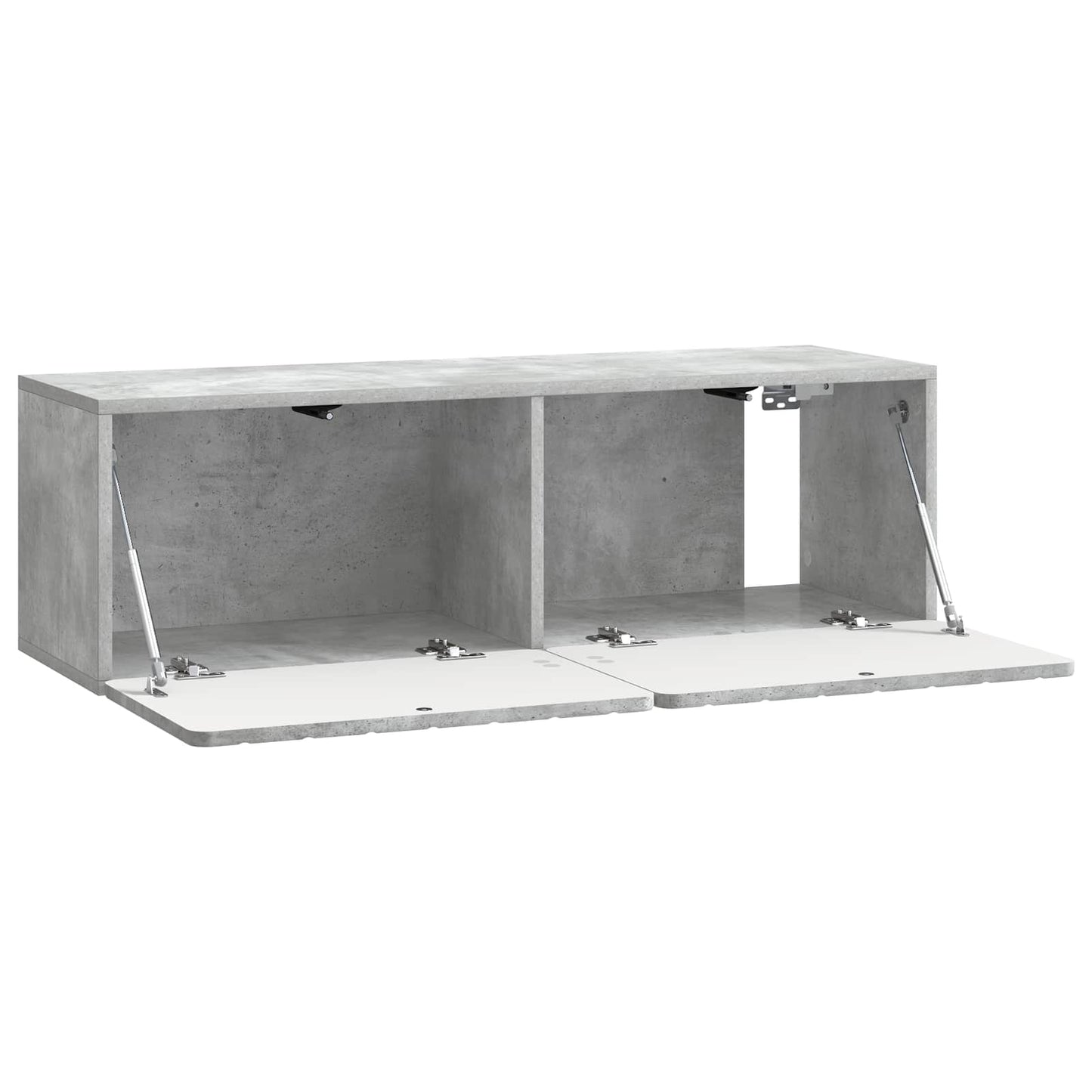 vidaXL Wall-Mounted TV Cabinet 98 x 31 x 30 cm Concrete Grey