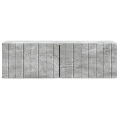 vidaXL Wall-Mounted TV Cabinet 98 x 31 x 30 cm Concrete Grey